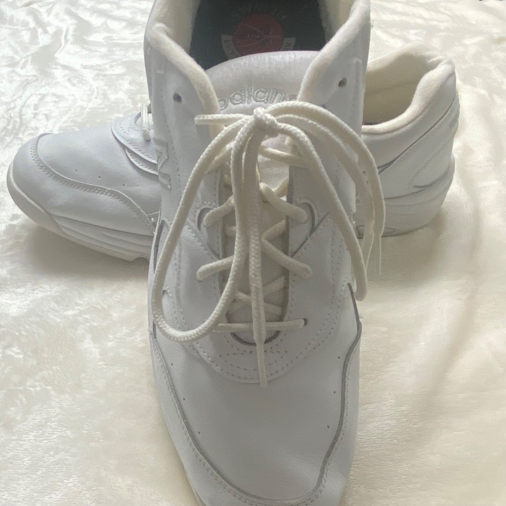 New Balance Mens 573‎ MW573WT White Casual Shoes Sneakers Size 10D Walking